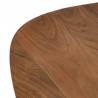 Šoninių staliukų komplektas ACACIA WOOD rudas (3 vnt.)
