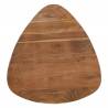 Šoninių staliukų komplektas ACACIA WOOD rudas (3 vnt.)