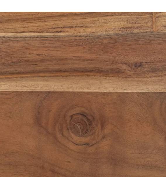 Šoninių staliukų komplektas ACACIA WOOD rudas (3 vnt.)