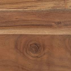 Šoninių staliukų komplektas ACACIA WOOD rudas (3 vnt.)