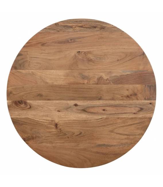 Šoninių staliukų komplektas ACACIA WOOD rudas (2 vnt.)