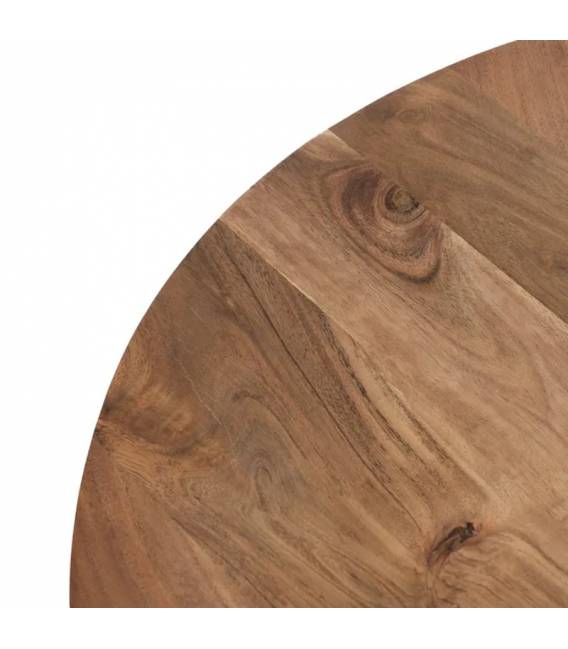 Šoninių staliukų komplektas ACACIA WOOD rudas (2 vnt.)