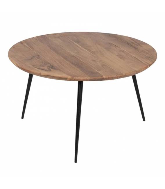 Šoninių staliukų komplektas ACACIA WOOD rudas (2 vnt.)
