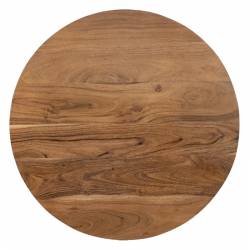 Šoninių staliukų komplektas ACACIA WOOD Ø50 rudas (3 vnt.)