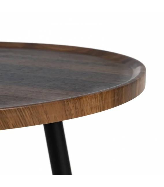 Šoninis staliukas ROUND TRAY Ø60 rudas