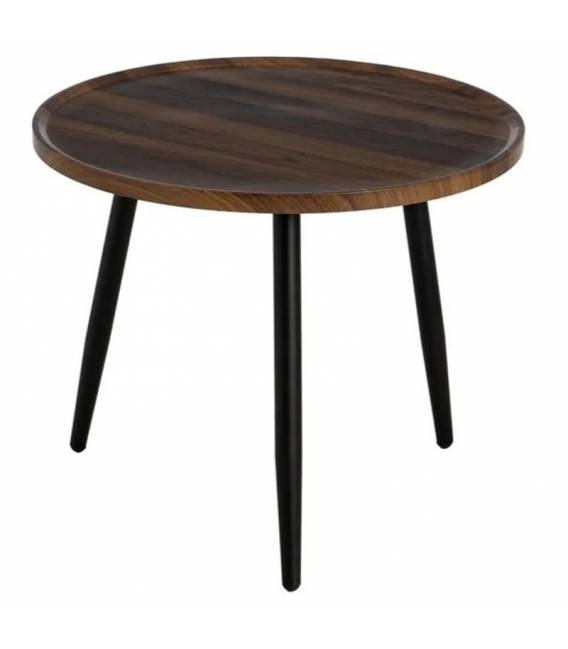 Šoninis staliukas ROUND TRAY Ø60 rudas