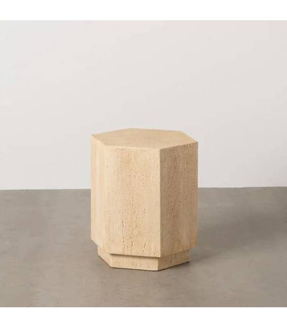 Šoninis staliukas HEXAGONO 42x47 beige