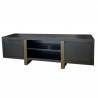 TV spintelė LOUISA 160x45 wenge / auksinės kojelės