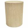 Šoninis staliukas PILLAR Ø42 beige