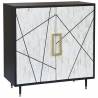 Komoda HUESO 85x40 auksinė/juoda