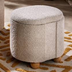 Pufas RIZO 47x36 beige