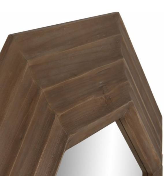 Veidrodis SPRUCE 119x119 rudas