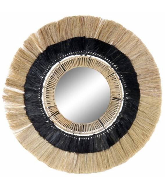 Veidrodis FIBER Ø55 rusvas/juodas