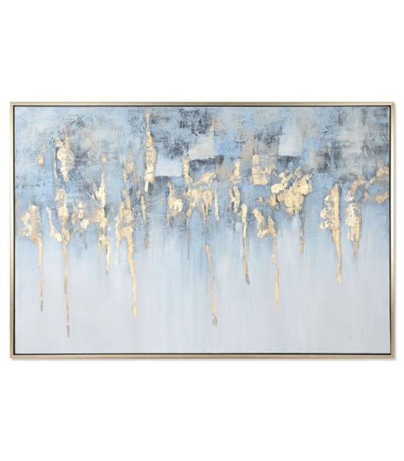 Paveikslas GOLD BLUE 187x126 mėlynas