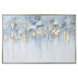 Paveikslas GOLD BLUE 187x126 mėlynas