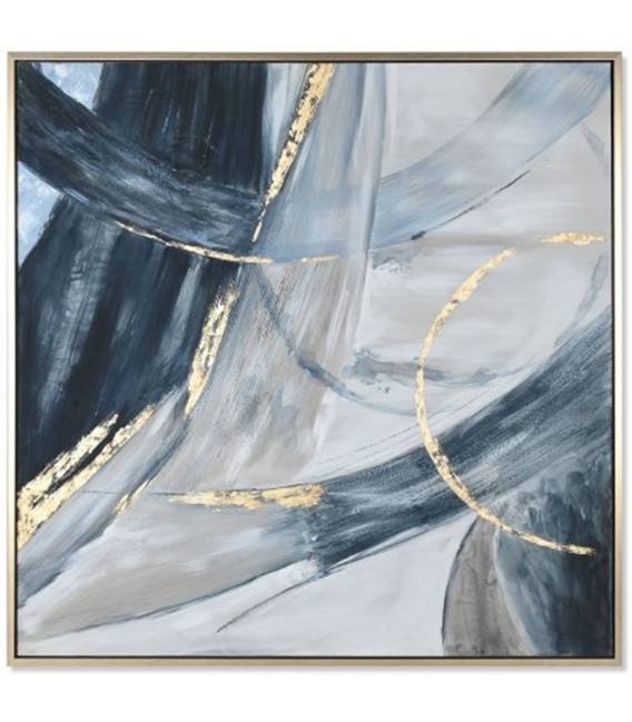 Paveikslas GOLD STROKE 131x131 mėlynas
