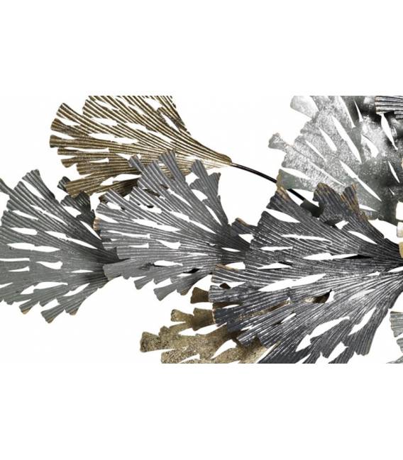 Dekoracija LEAVES 65x127 sidabrinė/auksinė