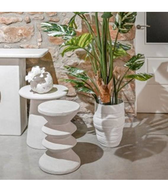 Vazonas CERAMIC TWIRL 27x37 baltas