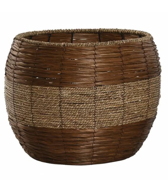 Vazonų komplektas NATURAL BROWN rudi (3 vnt.)