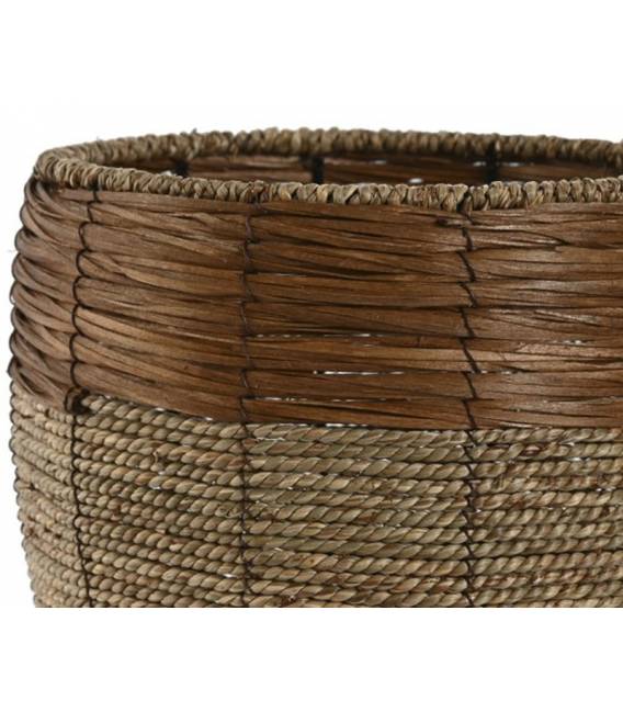 Vazonų komplektas NATURAL BROWN rudi (3 vnt.)