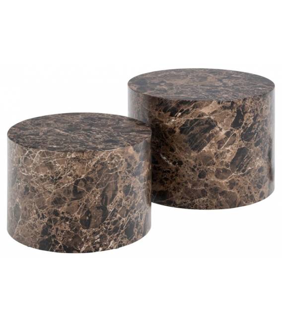 Kavos staliukų komplektas 101177 Ø50/Ø58 rudi (2 vnt.)