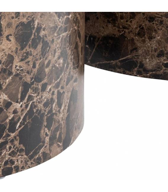 Kavos staliukų komplektas 101177 Ø50/Ø58 rudi (2 vnt.)