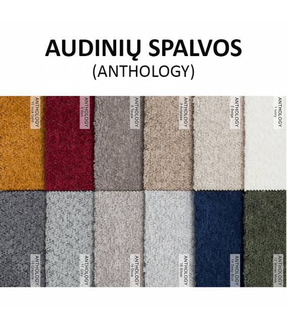 Suoliukas FABIAN 100x35 baltas/juodos kojelės