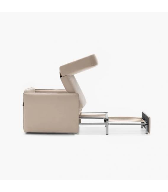 Fotelis ISLOCK beige / su miegojimo funkcija