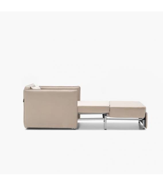 Fotelis ISLOCK beige / su miegojimo funkcija