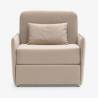 Fotelis ISLOCK beige / su miegojimo funkcija