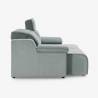 Sofa LIZAN 254x117(153) pilka
