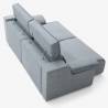Sofa LIZAN 254x117(153) pilka