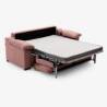 Sofa-lova TARANCON 202x100 rausva