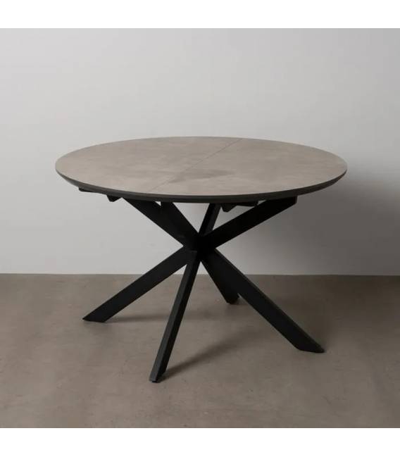 Išskleidžiamas stalas GREY OAK Ø120(160) pilkas