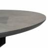 Išskleidžiamas stalas GREY OAK Ø120(160) pilkas