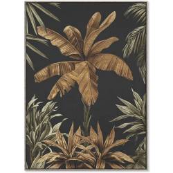 Paveikslas GOLDEN PALM-B 103x143 juodas/auksinis