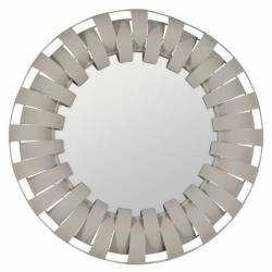 Veidrodis METAL SUN Ø67 baltas