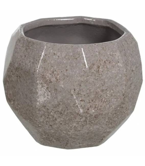 Vazonas STONE POT 25x20 pilkas