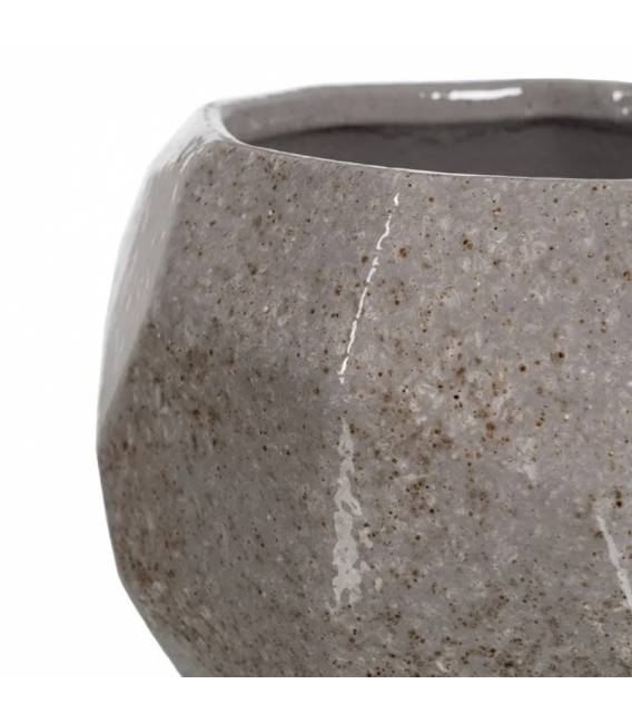 Vazonas STONE POT 25x20 pilkas
