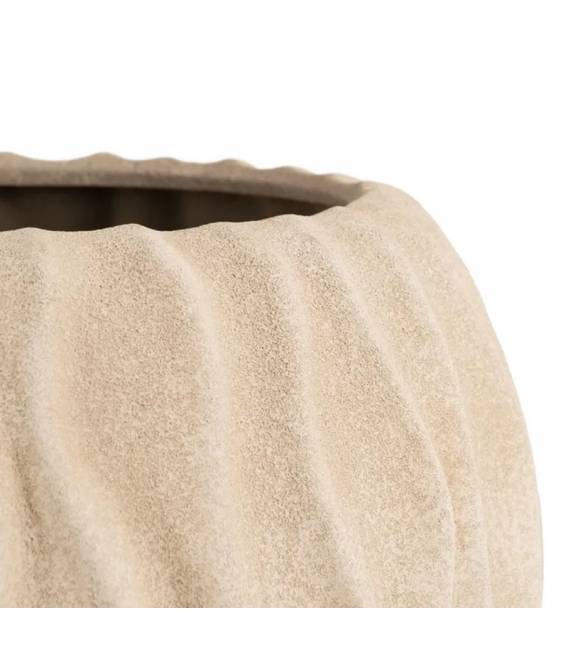 Vazonas ROUND POT 40x39 beige