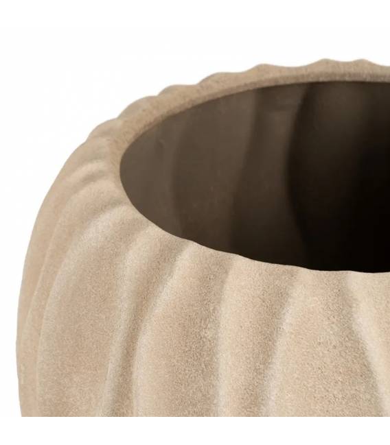 Vazonas ROUND POT 40x39 beige