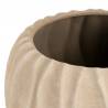Vazonas ROUND POT 40x39 beige