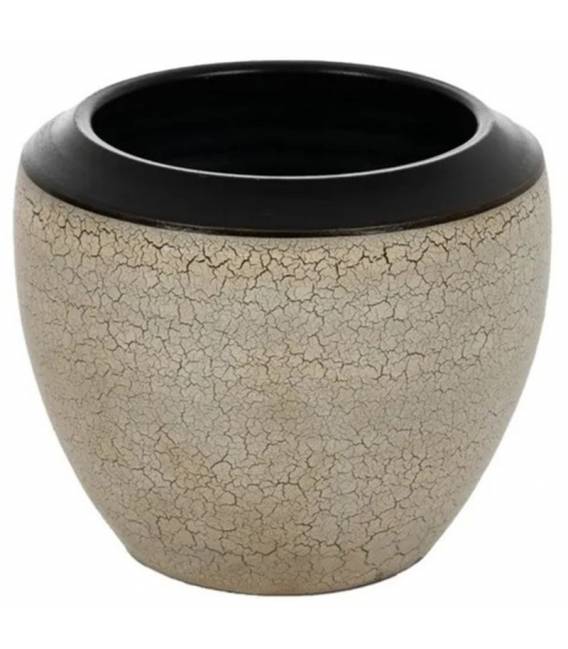 Vazonas CRACKLE 30x28 rudas