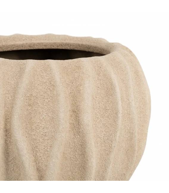 Vazonas ROUND POT 23x20 beige