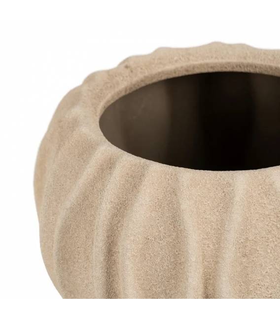 Vazonas ROUND POT 23x20 beige