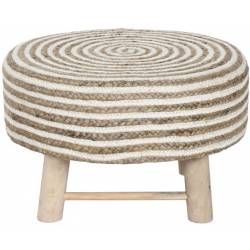 Pufas EUCALYPTUS baltas/rudas