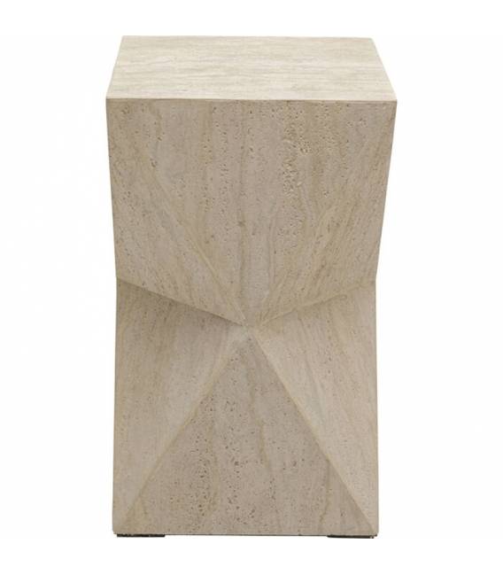 Šoninis staliukas LUXURY TRIANGLE 32x54 smėlio