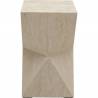 Šoninis staliukas LUXURY TRIANGLE 32x54 smėlio