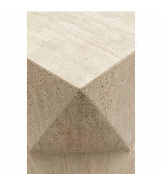 Šoninis staliukas LUXURY TRIANGLE 32x54 smėlio