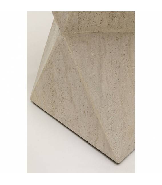 Šoninis staliukas LUXURY TRIANGLE 32x54 smėlio